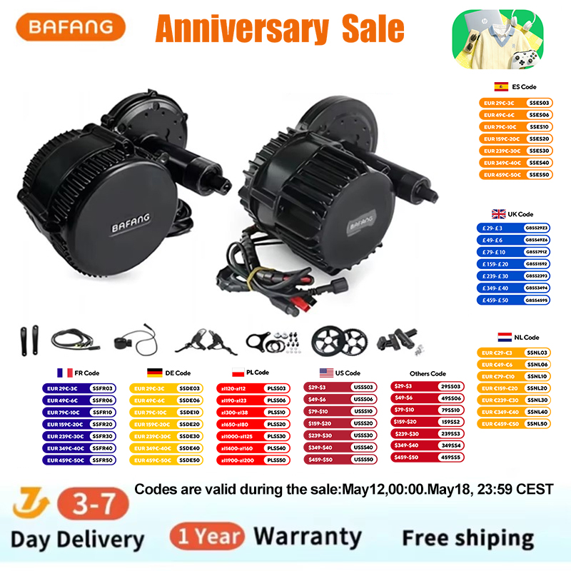 Bafang BBSHD 1000 واط 52 فولت  - مراجعة Mid Drive Conversion Kit 1000W وسعره
