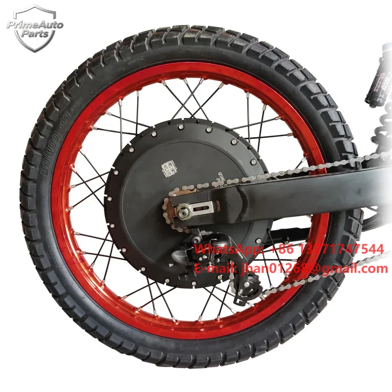 طقم تحويل الدراجة الكهربائية/ا - مراجعة 12000W Electric Motorcycle Hub Motor وسعره